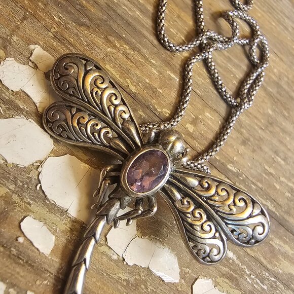 Dragonfly necklace - Picture 2 of 6